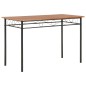 vidaXL Set da Pranzo 5 pz in MDF e Acciaio Marrone vidaXL Set da Pranzo 5 pz in MDF e Acciaio Marrone