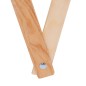 vidaXL Cesto della Biancheria Pieghevole Grigio Legno e Tessuto vidaXL Cesto della Biancheria Pieghevole Grigio Legno e Tessuto