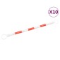 Barre Retrattili per Coni Stradali 10 pz ABS 116-197 cm Barre Retrattili per Coni Stradali 10 pz ABS 116-197 cm