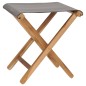 vidaXL Sedie Pieghevoli 2 pz in Legno di Teak e Tessuto Grigio Scuro vidaXL Sedie Pieghevoli 2 pz in Legno di Teak e Tessuto Grigio Scuro