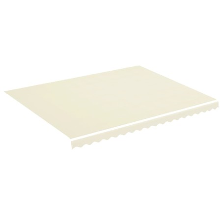 vidaXL Tessuto di Ricambio per Tenda da Sole Crema 4,5x3,5 m