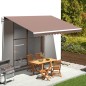 vidaXL Tessuto di Ricambio per Tenda da Sole Marrone 4,5x3 m vidaXL Tessuto di Ricambio per Tenda da Sole Marrone 4,5x3 m