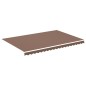 vidaXL Tessuto di Ricambio per Tenda da Sole Marrone 4,5x3 m vidaXL Tessuto di Ricambio per Tenda da Sole Marrone 4,5x3 m