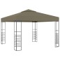 vidaXL Gazebo da Giardino 3x3 m Grigio Talpa 180 g/m² vidaXL Gazebo da Giardino 3x3 m Grigio Talpa 180 g/m²