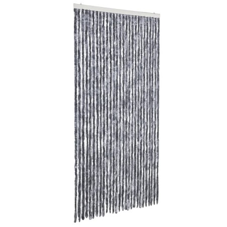vidaXL Zanzariera Argento 118x220 cm Ciniglia