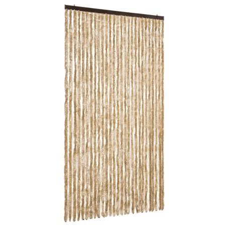 vidaXL Zanzariera Beige 118x220 cm Ciniglia