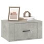 Comodini a Muro 2 pz Grigio Cemento 50x36x25 cm Comodini a Muro 2 pz Grigio Cemento 50x36x25 cm