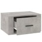 Comodini a Muro 2 pz Grigio Cemento 50x36x25 cm Comodini a Muro 2 pz Grigio Cemento 50x36x25 cm