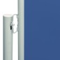 vidaXL Tenda da Sole Laterale Retrattile per Patio 200x600 cm Blu vidaXL Tenda da Sole Laterale Retrattile per Patio 200x600 cm Blu