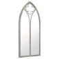 vidaXL Specchio da Giardino Sabbia 70x30 cm in Ferro per Uso Esterno vidaXL Specchio da Giardino Sabbia 70x30 cm in Ferro per Uso Esterno