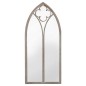 vidaXL Specchio da Giardino Sabbia 70x30 cm in Ferro per Uso Esterno vidaXL Specchio da Giardino Sabbia 70x30 cm in Ferro per Uso Esterno