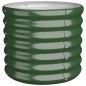 vidaXL Vaso da Giardino Acciaio Verniciato a Polvere 40x40x36 cm Verde vidaXL Vaso da Giardino Acciaio Verniciato a Polvere 40x40x36 cm Verde