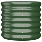 vidaXL Vaso da Giardino Acciaio Verniciato a Polvere 40x40x36 cm Verde vidaXL Vaso da Giardino Acciaio Verniciato a Polvere 40x40x36 cm Verde