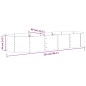 vidaXL Letto Giardino Acciaio Verniciato a Polvere 224x80x36 cm Grigio vidaXL Letto Giardino Acciaio Verniciato a Polvere 224x80x36 cm Grigio