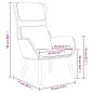 vidaXL Sedia Relax Grigio Scuro in Velluto vidaXL Sedia Relax Grigio Scuro in Velluto