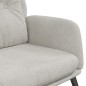 vidaXL Poltrona Reclinabile Grigio Chiaro in Similpelle Scamosciata vidaXL Poltrona Reclinabile Grigio Chiaro in Similpelle Scamosciata