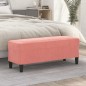 vidaXL Panca rosa 100x35x41 cm in Velluto vidaXL Panca rosa 100x35x41 cm in Velluto