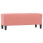 vidaXL Panca rosa 100x35x41 cm in Velluto vidaXL Panca rosa 100x35x41 cm in Velluto