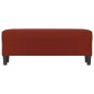 Panca Rosso Vino 100x35x41 cm in Similpelle Panca Rosso Vino 100x35x41 cm in Similpelle