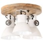 vidaXL Lampada a Sospensione Industriale 25 W Bianca 42x27cm E27 vidaXL Lampada a Sospensione Industriale 25 W Bianca 42x27cm E27