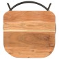 vidaXL Sgabelli da Bar 2 pz in Legno Massello di Acacia vidaXL Sgabelli da Bar 2 pz in Legno Massello di Acacia