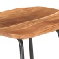 vidaXL Sgabelli da Bar 2 pz in Legno Massello di Acacia vidaXL Sgabelli da Bar 2 pz in Legno Massello di Acacia