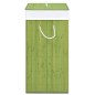 vidaXL Cesto Portabiancheria in Bambù a Sezione Singola Verde 83 L vidaXL Cesto Portabiancheria in Bambù a Sezione Singola Verde 83 L