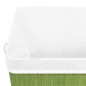 vidaXL Cesto Portabiancheria in Bambù a Sezione Singola Verde 83 L vidaXL Cesto Portabiancheria in Bambù a Sezione Singola Verde 83 L