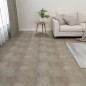 vidaXL Listoni per Pavimenti Autoadesivi 55 pz in PVC 5,11 m² Grigi