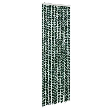 vidaXL Zanzariera Verde e Bianco 56x185 cm Ciniglia