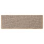 vidaXL Tappeti Adesivi Scale Aspetto Sisal 15pz 65x21x4cm Beige Chiaro vidaXL Tappeti Adesivi Scale Aspetto Sisal 15pz 65x21x4cm Beige Chiaro