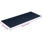 vidaXL Tappeti Adesivi Rettangolari per Scale 15 pz 60x25 cm Blu