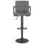 vidaXL Sgabelli da Bar 2 pz Grigio Chiaro in Tessuto vidaXL Sgabelli da Bar 2 pz Grigio Chiaro in Tessuto