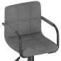 vidaXL Sgabelli da Bar 2 pz Grigio Chiaro in Tessuto vidaXL Sgabelli da Bar 2 pz Grigio Chiaro in Tessuto