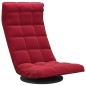 vidaXL Sedia da Terra Girevole Rosso Vino in Velluto vidaXL Sedia da Terra Girevole Rosso Vino in Velluto