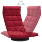 vidaXL Sedia da Terra Girevole Rosso Vino in Velluto vidaXL Sedia da Terra Girevole Rosso Vino in Velluto