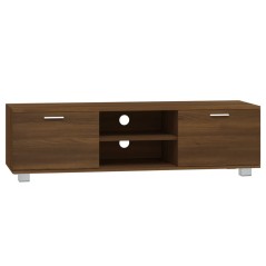 vidaXL Mobile TV Rovere Marrone 140x40,5x35 cm in Legno Multistrato