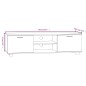 vidaXL Mobile TV Rovere Marrone 140x40,5x35 cm in Legno Multistrato vidaXL Mobile TV Rovere Marrone 140x40,5x35 cm in Legno Multistrato