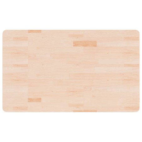 vidaXL Piano Bagno 100x60x1,5 cm in Legno Massello Non Trattato