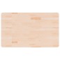 vidaXL Piano Bagno 100x60x1,5 cm in Legno Massello Non Trattato