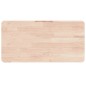 vidaXL Piano Bagno 100x60x4 cm in Legno Massello Non Trattato