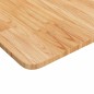 vidaXL Piano Bagno Marrone Chiaro 100x60x1,5cm Legno Massello Trattato