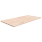 vidaXL Piano Bagno 100x50x1,5 cm in Legno Massello Non Trattato