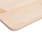 vidaXL Piano Bagno 100x50x1,5 cm in Legno Massello Non Trattato