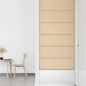 vidaXL Pannelli Murali 12 pz Crema 90x15 cm Tessuto 3,24 m² vidaXL Pannelli Murali 12 pz Crema 90x15 cm Tessuto 3,24 m²