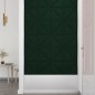 vidaXL Pannelli Murali 12 pz Verde Scuro 30x30 cm in Velluto 0,54 m² vidaXL Pannelli Murali 12 pz Verde Scuro 30x30 cm in Velluto 0,54 m²