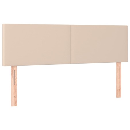 vidaXL Testiere 2 pz Cappuccino 72x5x78/88 cm in Similpelle