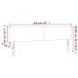 vidaXL Testiera 2 pz Marrone Scuro 80x5x78/88 cm in Tessuto vidaXL Testiera 2 pz Marrone Scuro 80x5x78/88 cm in Tessuto