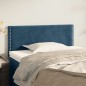 vidaXL Testiera Blu scuro 90x5x78/88 cm in Tessuto vidaXL Testiera Blu scuro 90x5x78/88 cm in Tessuto