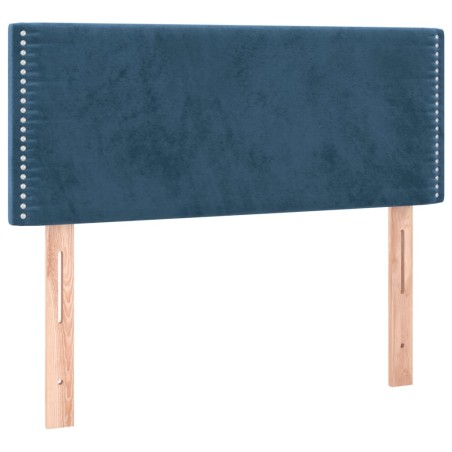 vidaXL Testiera Blu scuro 90x5x78/88 cm in Tessuto